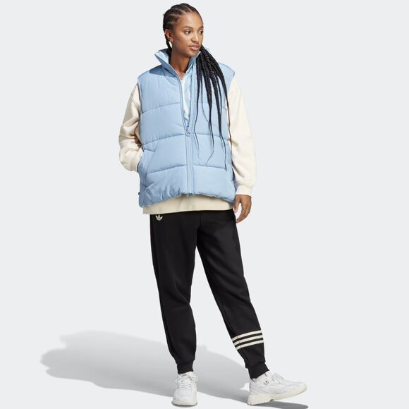 Adidas Blue Abstract Animal Print Reversible Vest - Picture 5 of 8